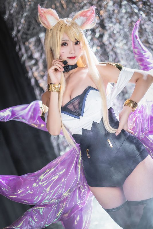 [萝莉COS] 黑川 – 阿狸 KDA [21P]-蜜私库