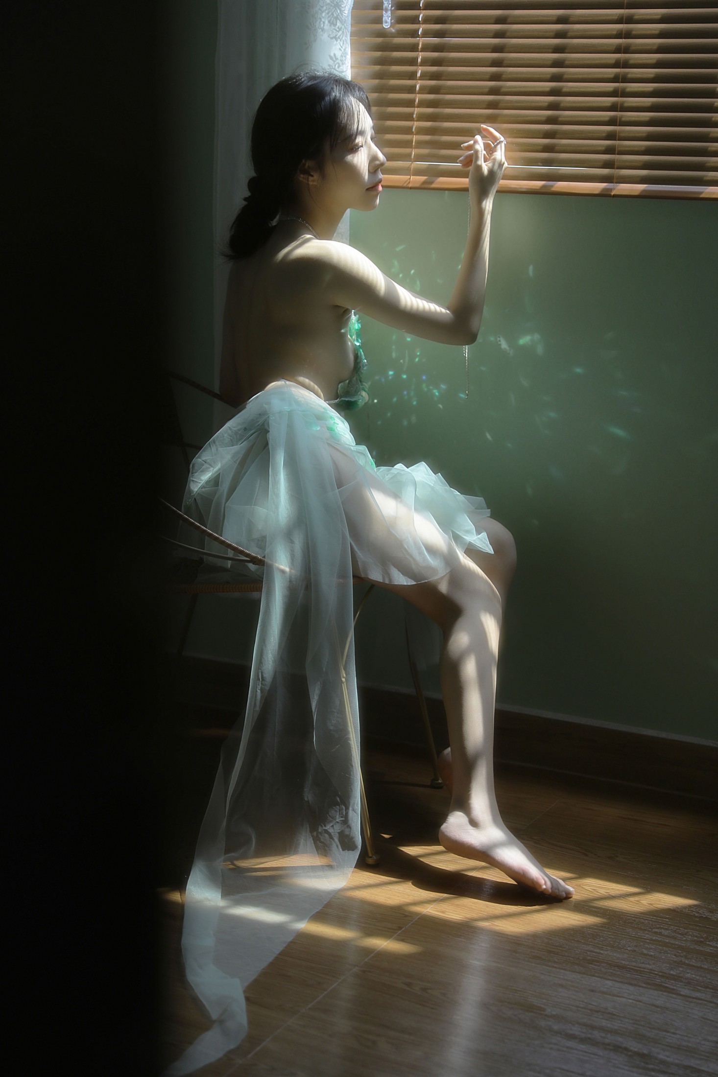 图片[3]-Wendy园子模特 – 《绿色》[15P]-蜜私库