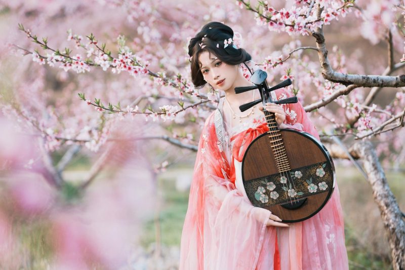 夏煦 – 《古风桃花人像》[19P]-蜜私库