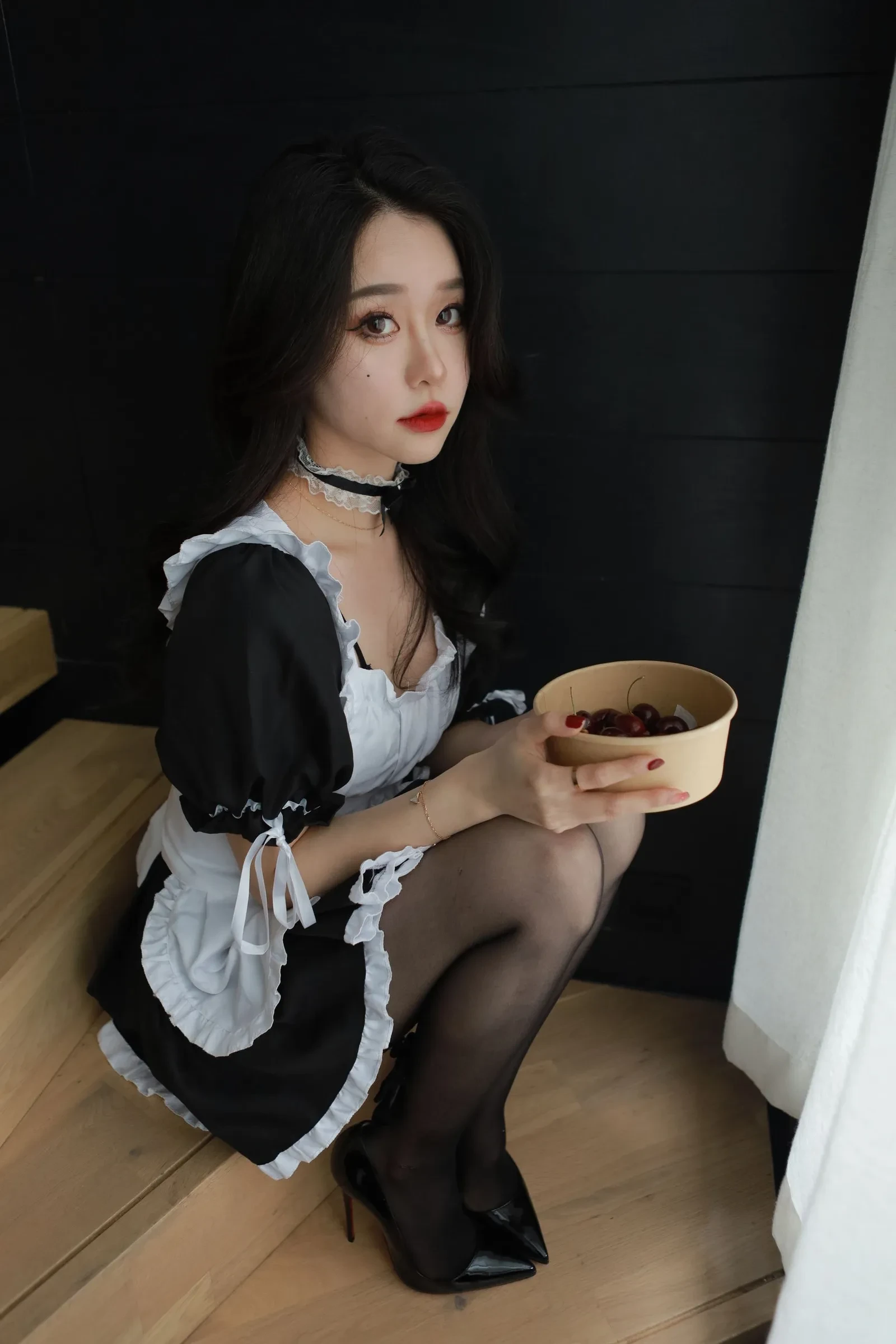 图片[2]-Sia不吃鱼 – 俏皮大奶女仆系列 [98P]-蜜私库